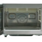 Medium-Duty Commercial Microwave Oven with 1000 Watts (R21LCFS) – front view with door open