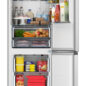 Sharp 24 in. Bottom-Freezer Counter-Depth Refrigerator (SJB1255GS) with food