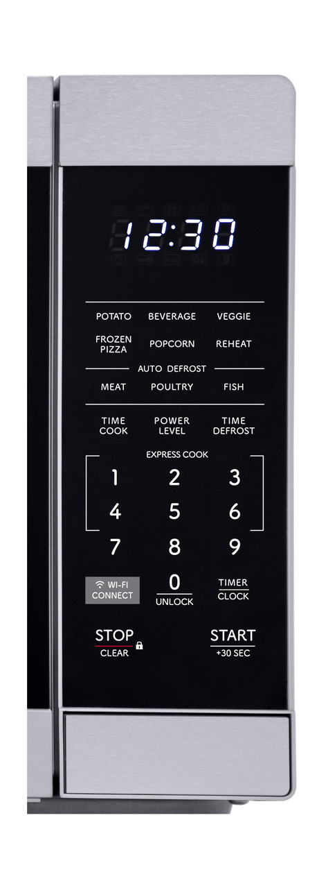 1.1 cu. ft. Smart Countertop Microwave Oven (SMC1169KS) control panel