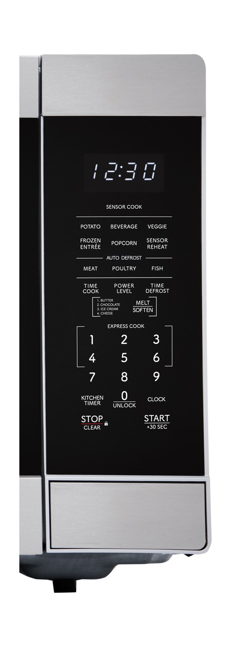 Sharp 1.6 cu. ft. Carousel Countertop Microwave Oven (SMC1660KS) control panel