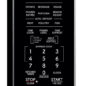 Sharp 2.2 cu. ft. Carousel Countertop Microwave Oven (SMC2265KS) control panel