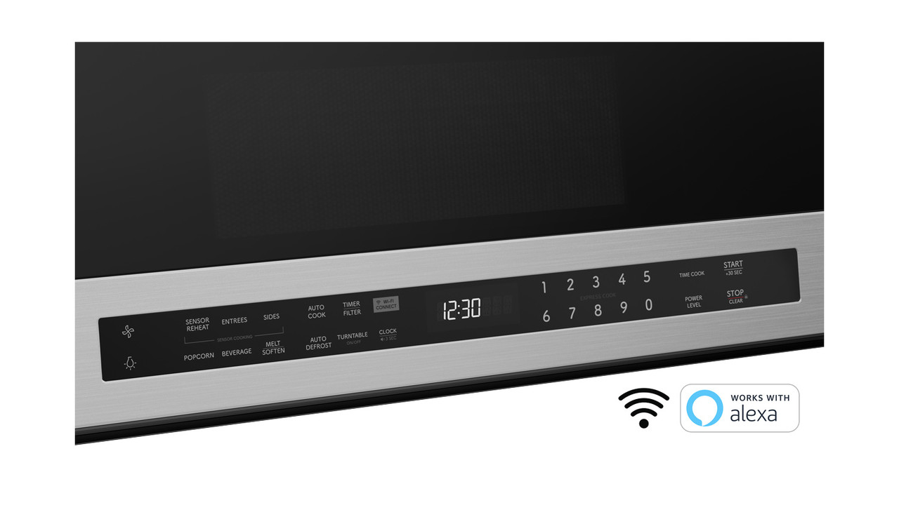 Smart Over-the-Range Microwave Oven (SMO1969JS) control panel