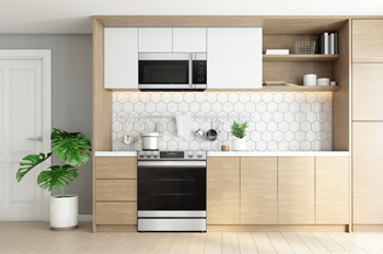 Sharp Gas range lifestyle image