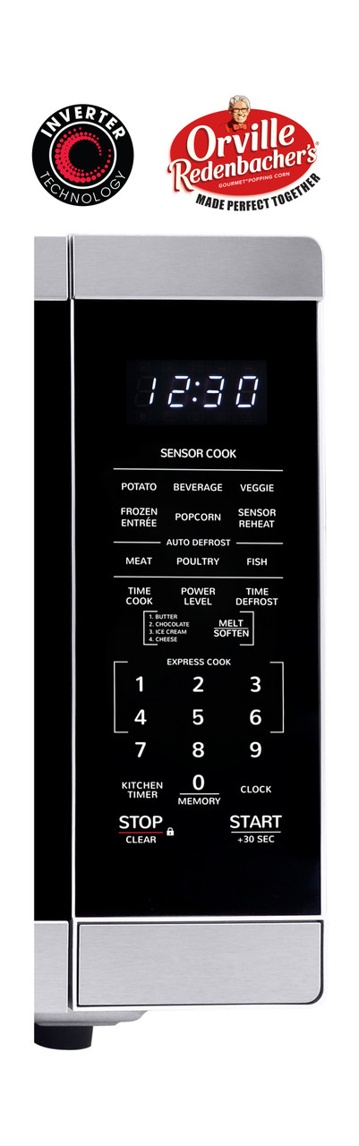 Family-Size Countertop Microwave Oven (SMC1464HS) control panel
