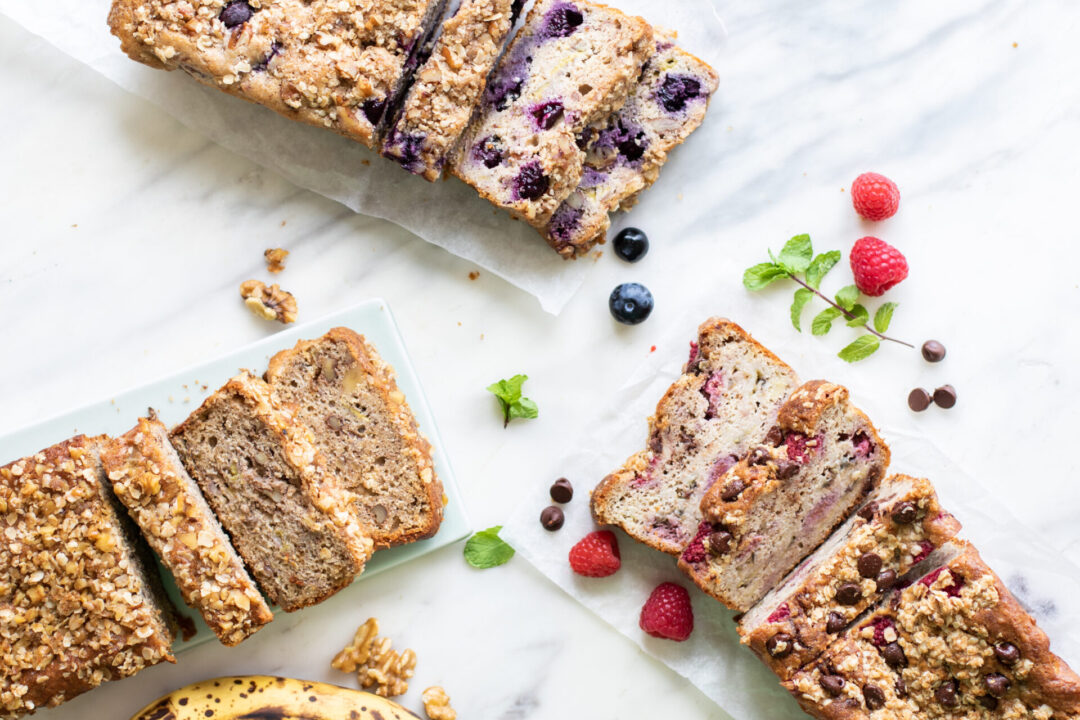 gluten-free banana bread recipes from Sunkissed Kitchen