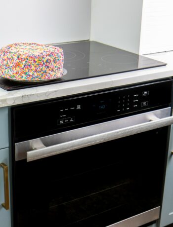 Confetti Cake on the Sharp Induction cooktop