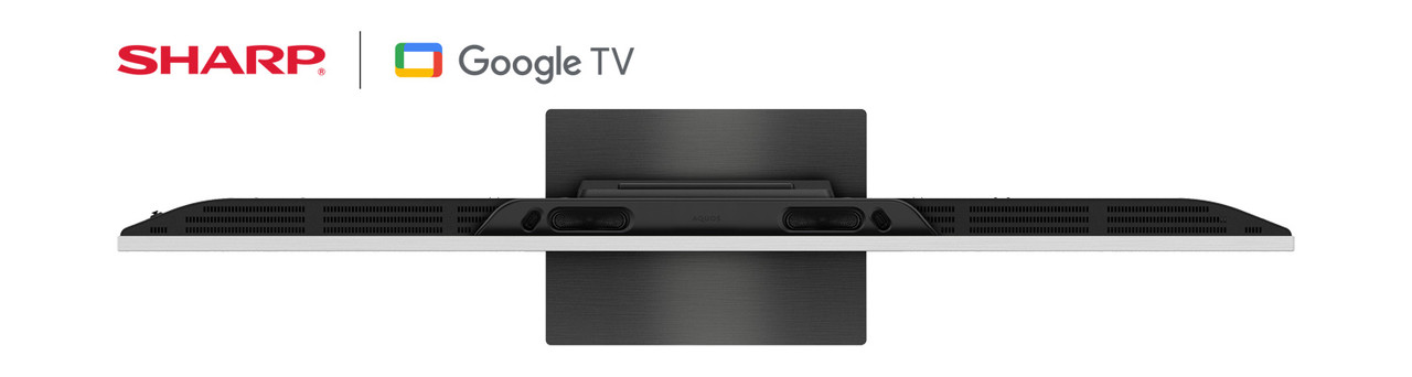 SHARP 75" Class AQUOS XLED 4K Ultra HD Mini LED Google TV (4T-C75FV1U) top view