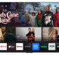 Sharp AQUOS QLED 85” Class (84.5” Diag.) 4K Ultra HD Smart TV (4T-C85HP7050U) Head On Turned On