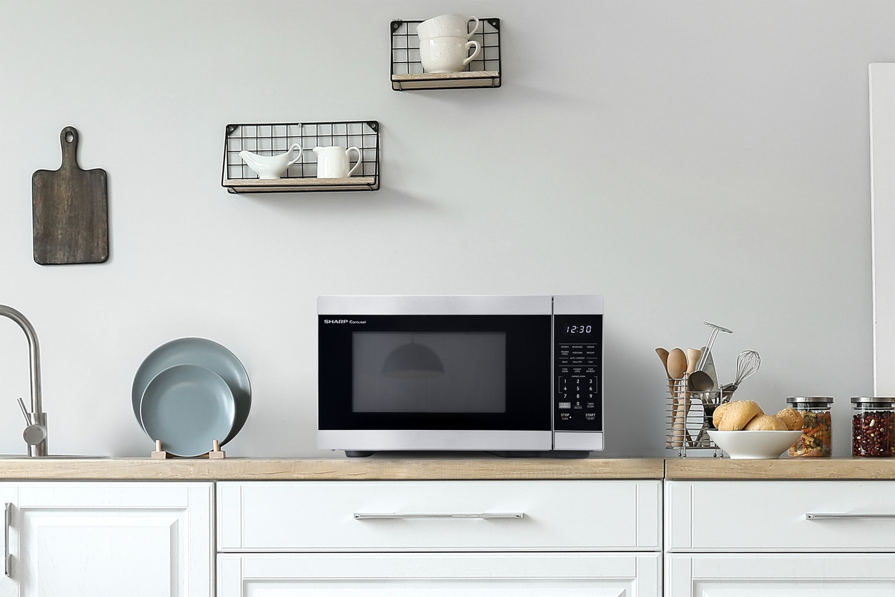 1.1 cu. ft. Smart Countertop Microwave Oven (SMC1169KS) lifestyle