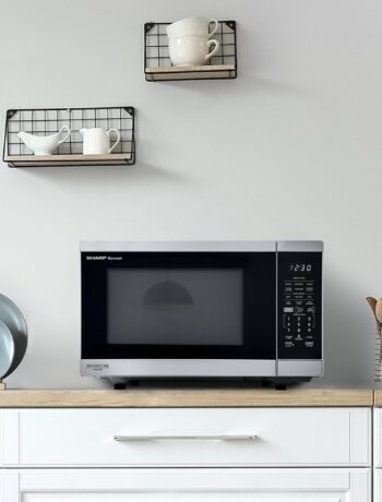 Sharp SMC1469KS Microwave with Inverter in a modern kitchen