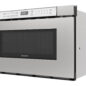24 in. Built-In Stainless Steel Microwave Drawer Oven (SMD2430MS) 3 quarter left