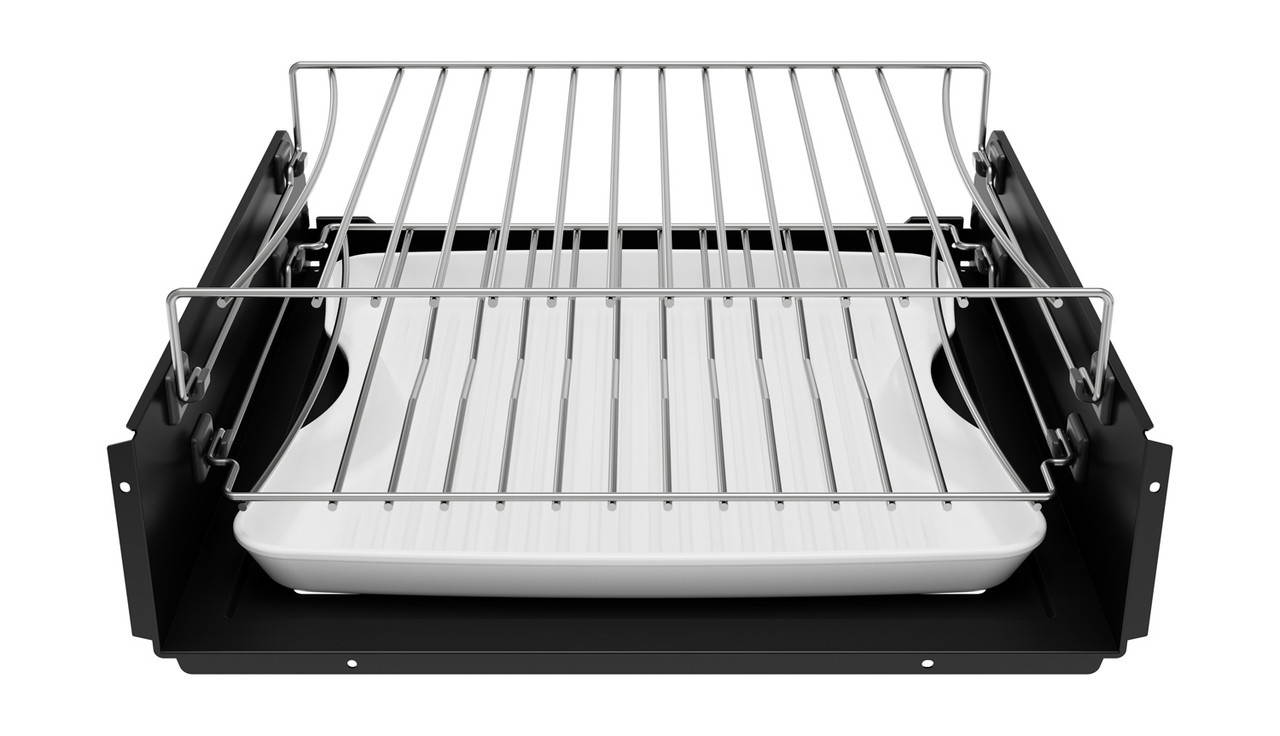 24" Built-In Smart Convection Microwave Drawer Oven (SMD2499FS) – interior rack view