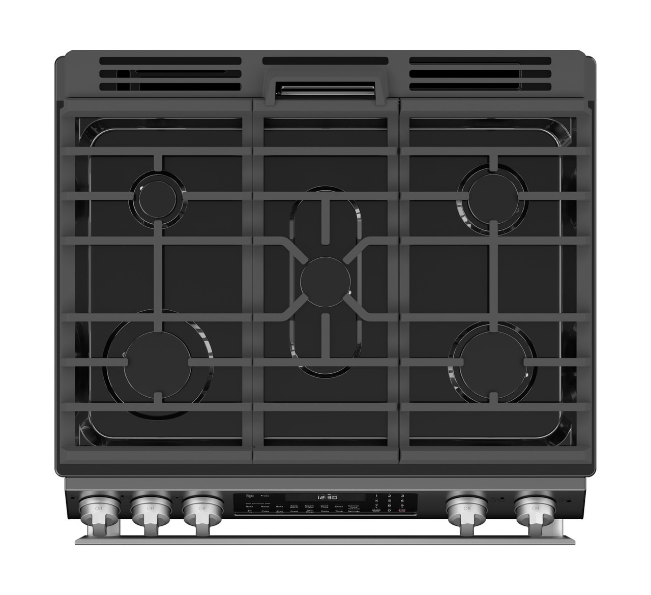 30 in. Gas Convection Slide-In Range with Air Fry (SSG3061JS) cooktop