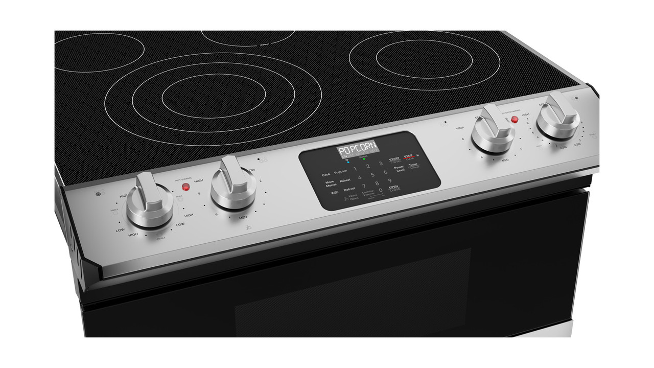 Smart Radiant Rangetop with Microwave Drawer™ Oven (STR3065HS) controls