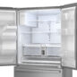 28.9 cu.ft. French 3-Door 36 in. Width Standard Depth Refrigerator with Water Dispenser in Stainless Steel (SJF2955MS) 3QL Open