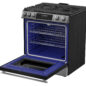 Slide-In Range with Air Fry (SSG3061JS) 3 Quarter Left Open