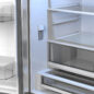26.5 cu.ft. Counter Depth 36 in. French 3-Door Refrigerator with Internal Water Dispenser in Stainless Steel (SJF2752MS) Water Dispenser