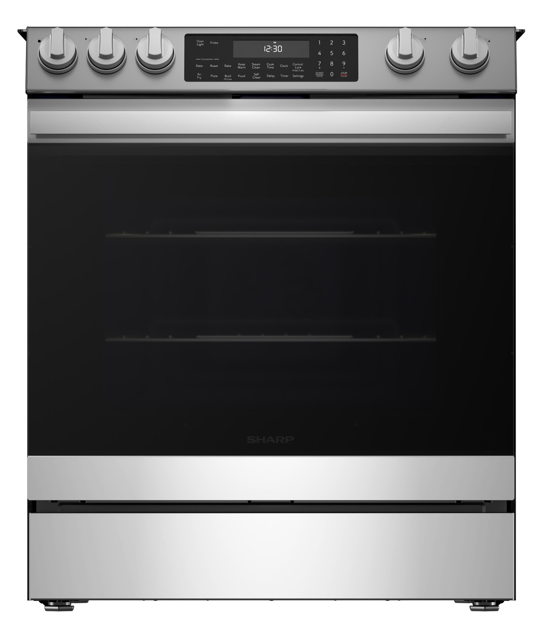 Slide-In Range with Air Fry (SSR3061JS) Head On