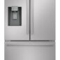 28.9 cu.ft. French 3-Door 36 in. Width Standard Depth Refrigerator with Water Dispenser in Stainless Steel (SJF2955MS) Head On