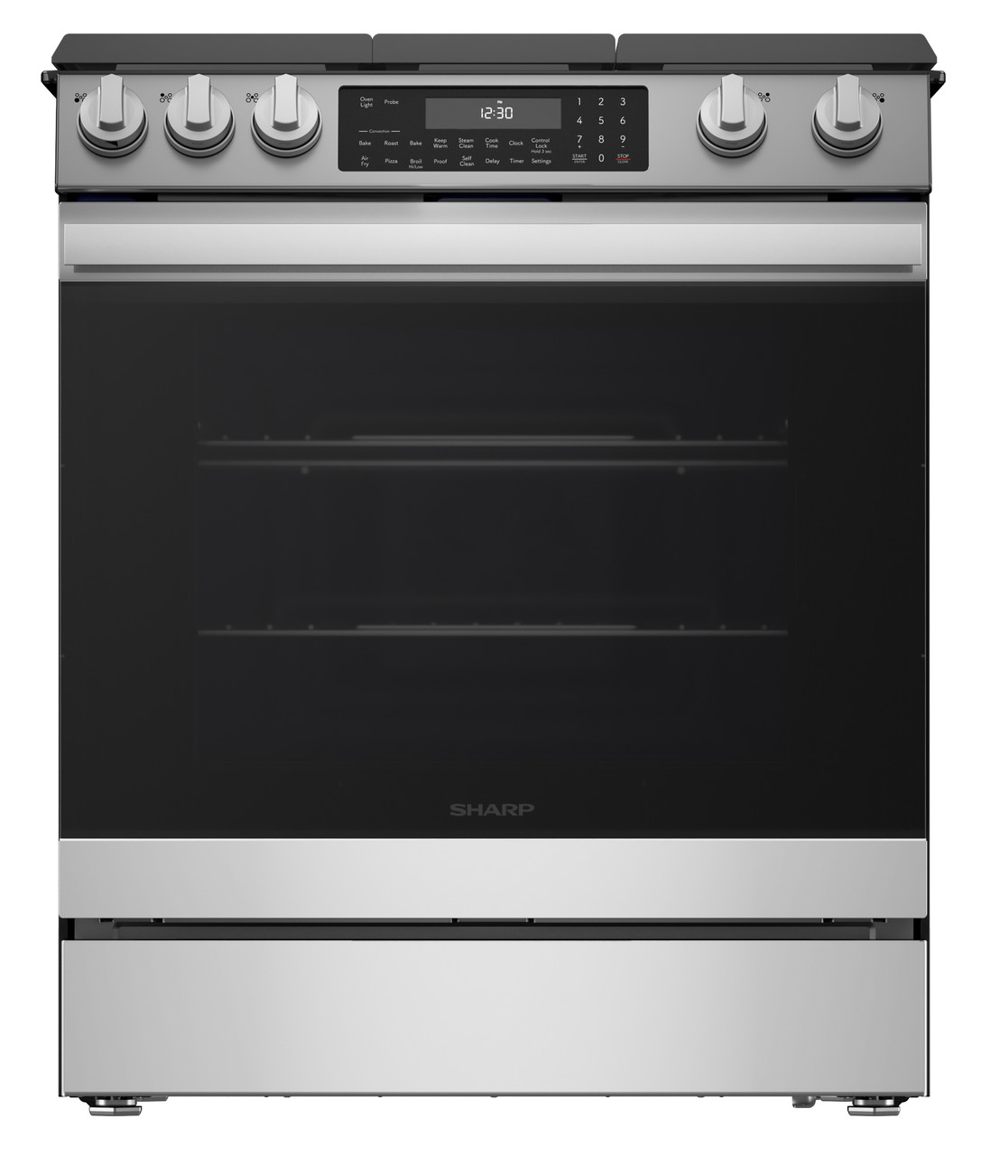 Slide-In Range with Air Fry (SSG3065JS) Head On