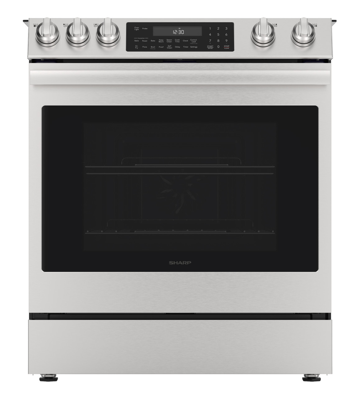 SSR3076SNS 6.3 cu. ft. Slide-in Electric Range Head On