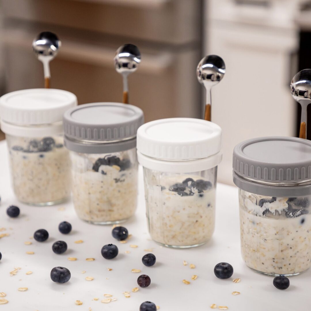 Overnight Oats in kitchen