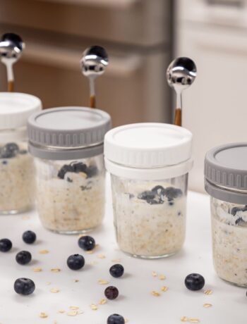 Overnight Oats in kitchen