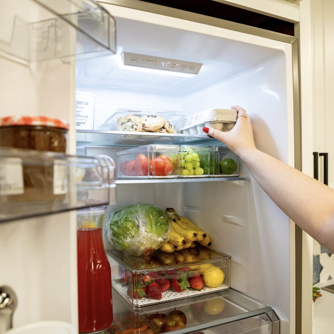 putting in Fridge