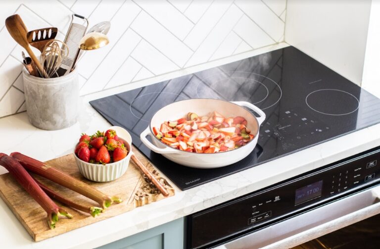 strawberries cooking on cooktop