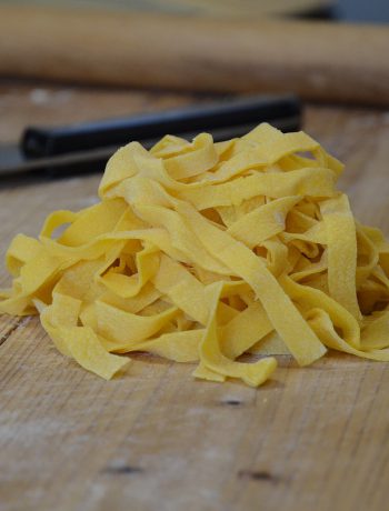 Pasta in a pile