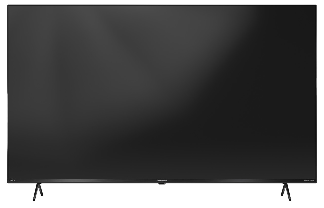 Sharp AQUOS QLED 55” Class (54.5” Diag.) 4K Ultra HD TV Powered by TiVo (4T-C55GM6540U) Head On Off