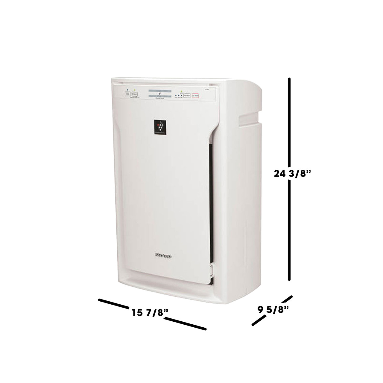 Sharp HEPA Air Purifier with Plasmacluster® Ion Technology for ExtraLarge Rooms (FPA80UW) dimensions