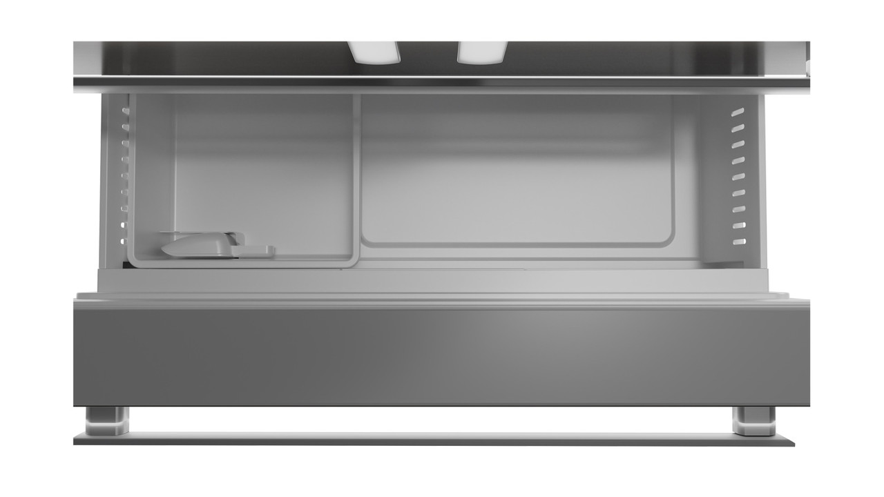 Sharp French 4-Door Counter-Depth Refrigerator with Water Dispenser (SJG2254FS) – spacious freezer drawer