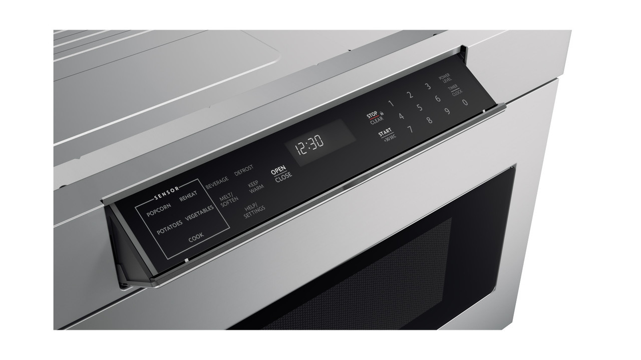Sharp SMD2470ASY 24-inch Stainless Steel Microwave Drawer control panel
