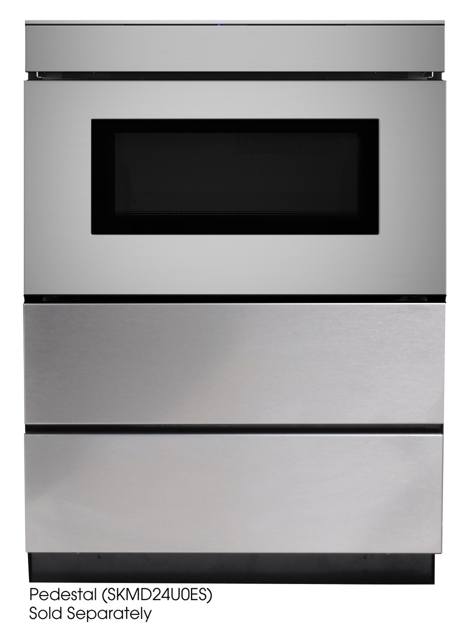 24 in. Smart Microwave Drawer Oven (SMD2479JS) Pedestal