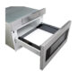 30 in. 1.2 cu. ft. 950W Sharp Stainless Steel Microwave Drawer Oven (SMD3070ASY) drama view open