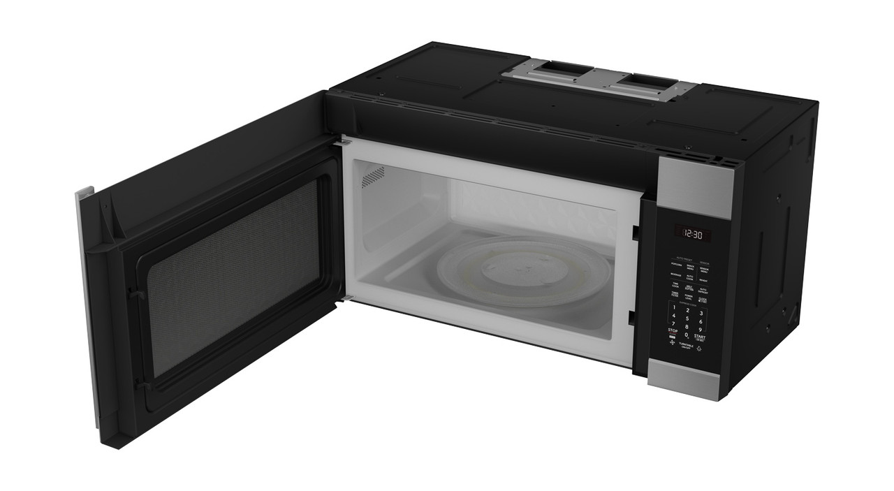 1.7 cu. ft. Over-the Range Microwave Oven (SMO1752JS) left angle open