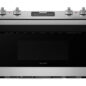 Smart Radiant Rangetop with Microwave Drawer™ Oven (STR3065HS) head on