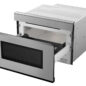 24 in. Smart Microwave Drawer Oven (SMD2479JS) 3QL Open
