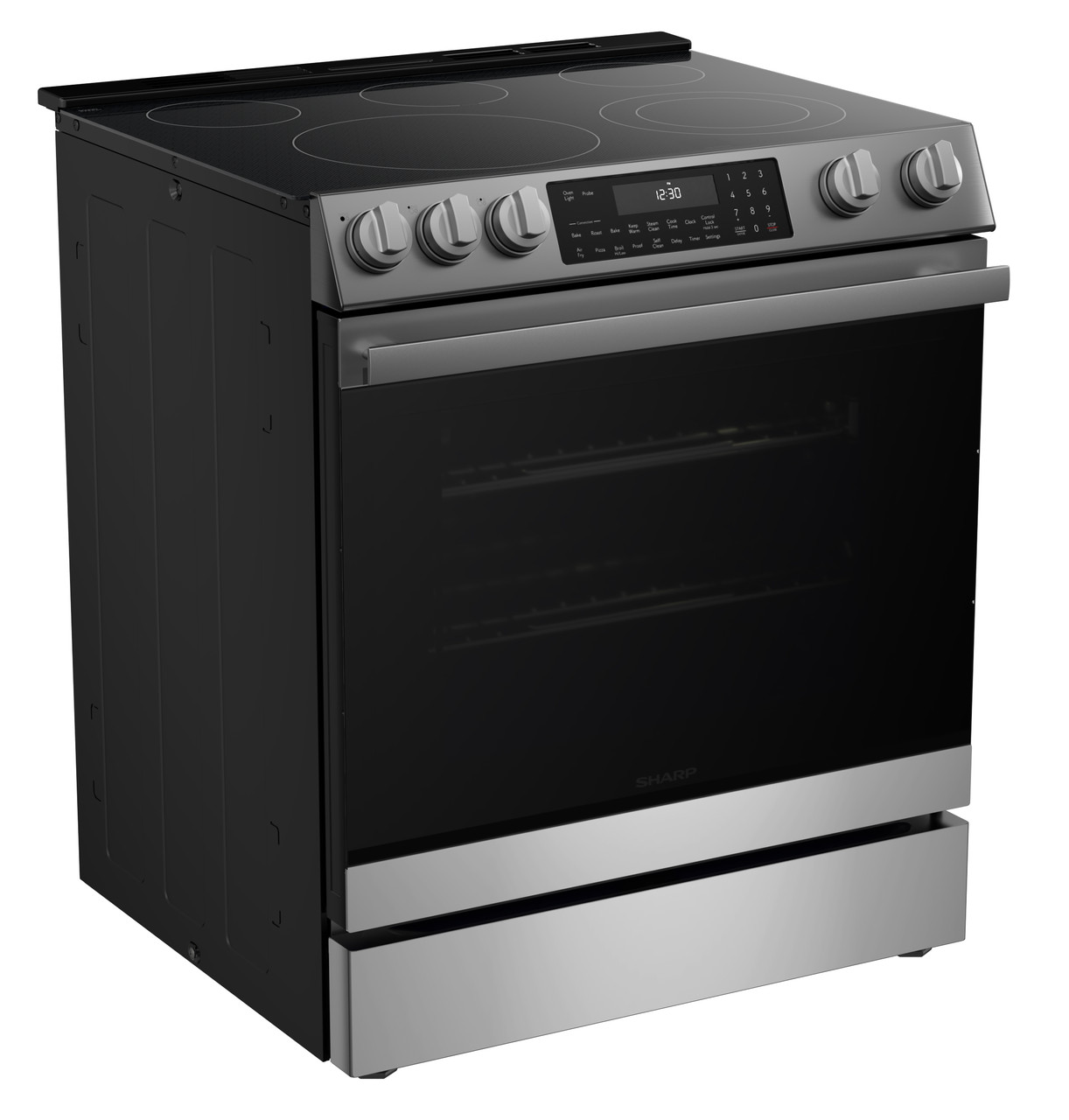 Slide-In Range with Air Fry (SSR3065JS) 3 Quarter Right