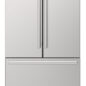 26.5 cu.ft. Counter Depth 36 in. French 3-Door Refrigerator with Internal Water Dispenser in Stainless Steel (SJF2752MS) Head On
