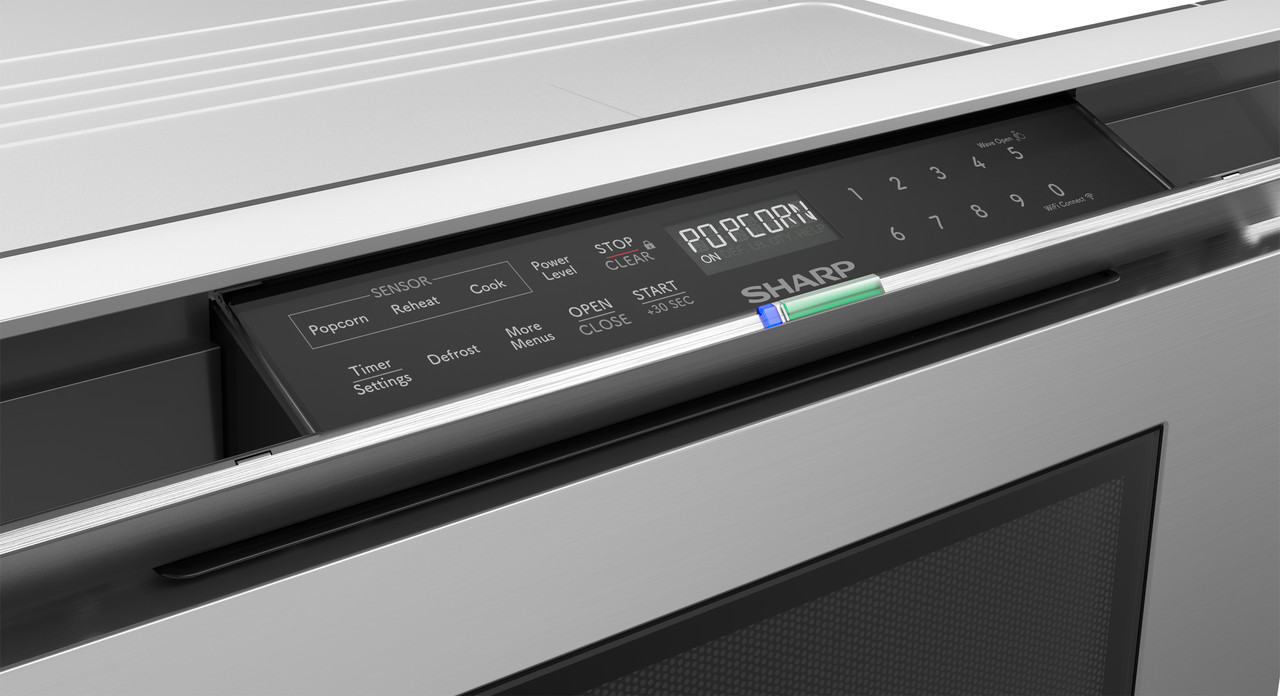 24 in. Smart Microwave Drawer Oven (SMD2479JS) Control Panel Cooking