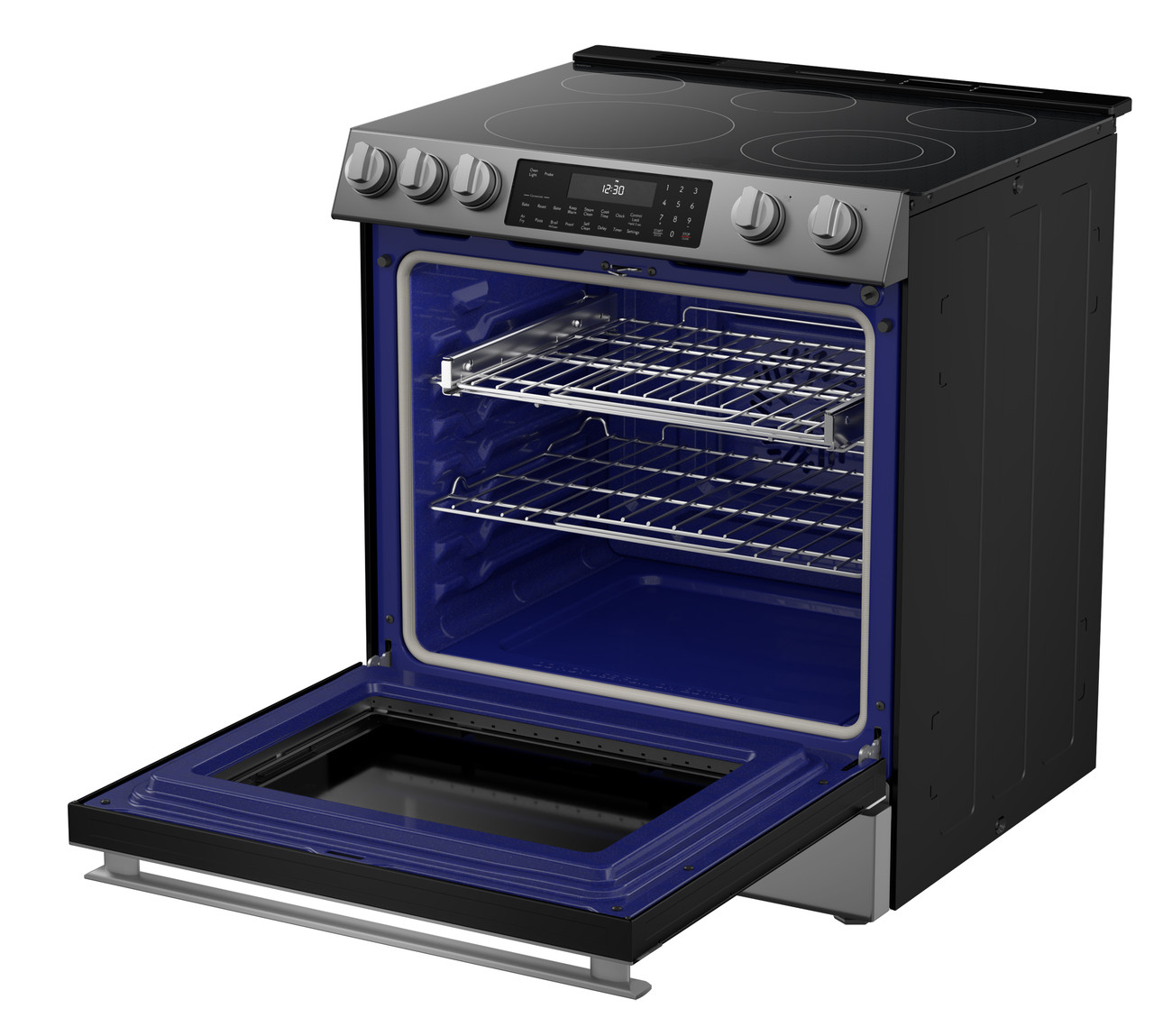 Slide-In Range with Air Fry (SSR3065JS) 3 Quarter Left