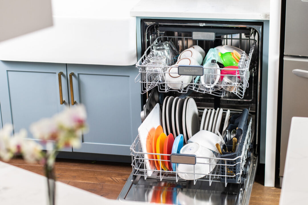 Loaded Dishwasher