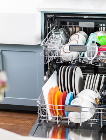 Loaded Dishwasher