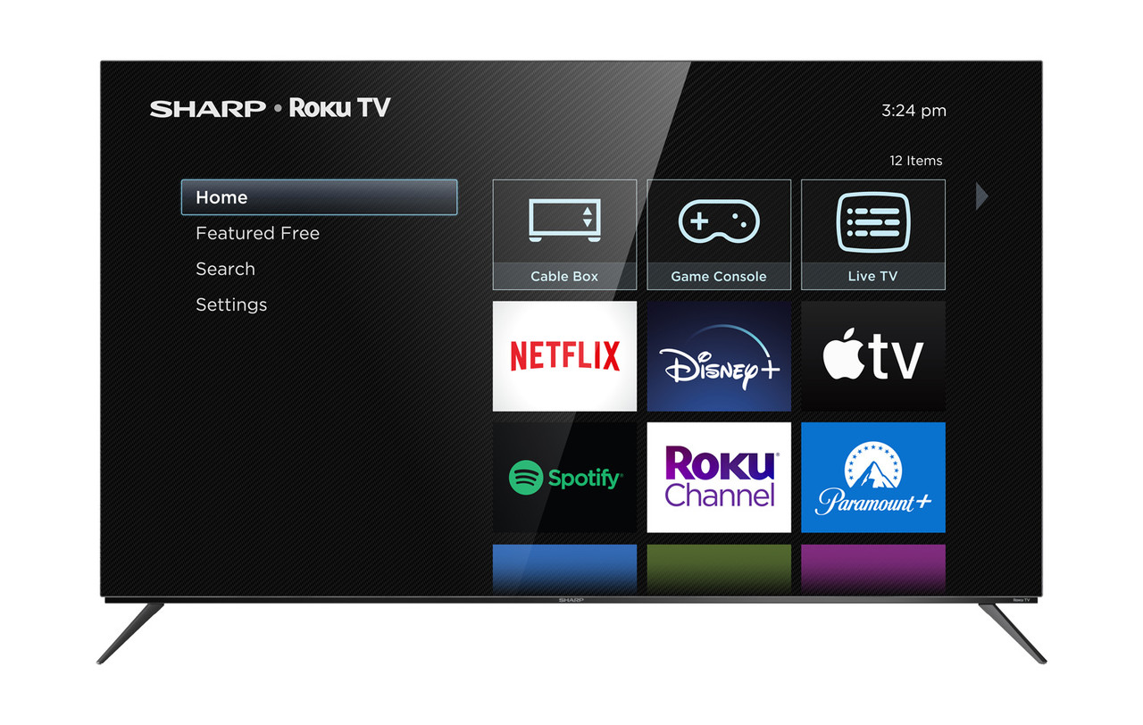 Sharp Roku TV 65" Class OLED 4K Ultra HD (4T-C65FS1UR) head on smart