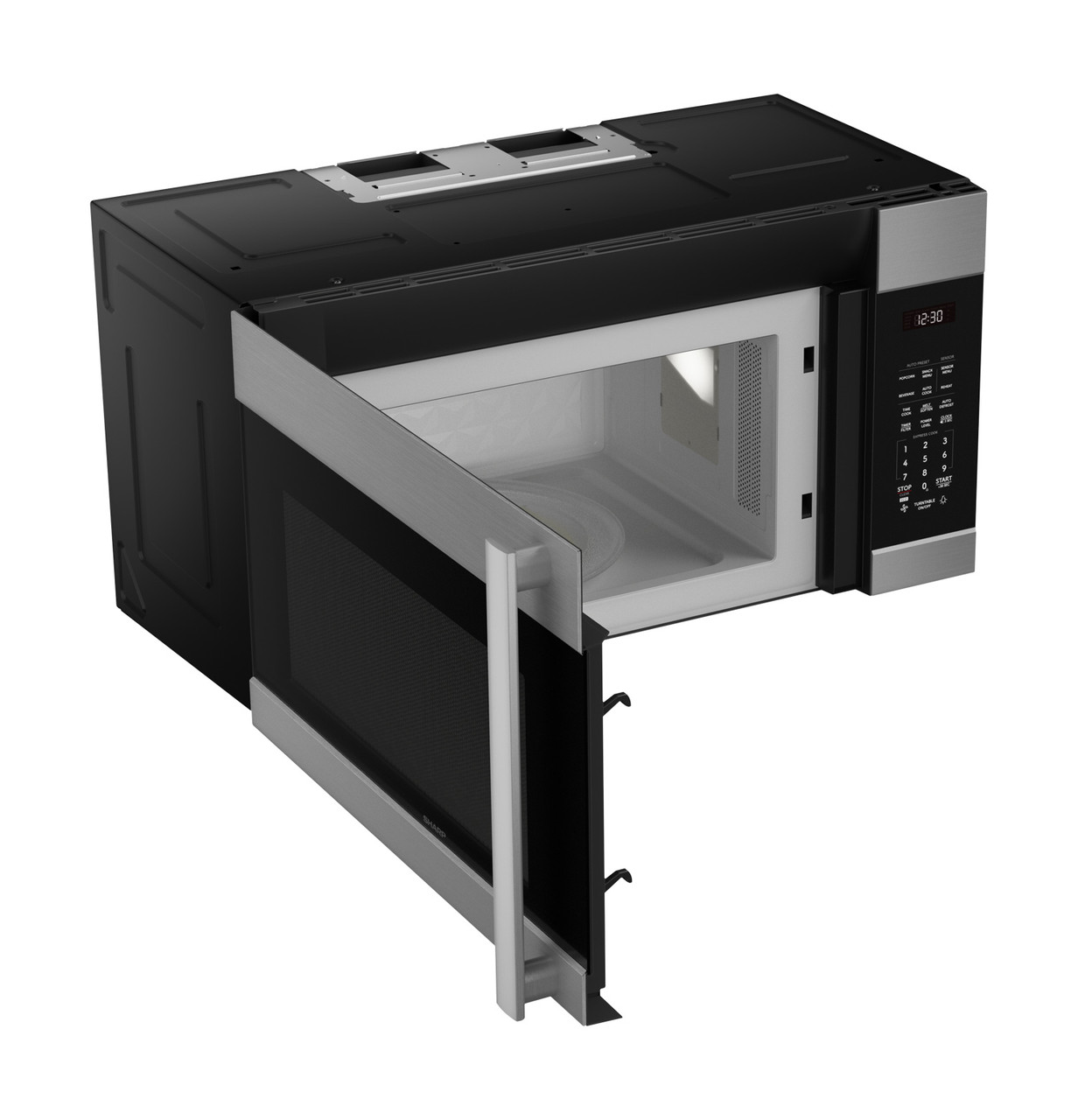 1.7 cu. ft. Over-the Range Microwave Oven (SMO1752JS) right angle open