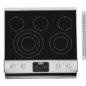 Smart Radiant Rangetop with Microwave Drawer™ Oven (STR3065HS) with Side Accessories top view unattached
