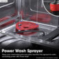 SDW6767HS
Power Wash Sprayer
Place your most soiled pots and pans near the third sprayer for extra scrubbing 
power with Power Wash.
Simulated image for demonstrative purposes