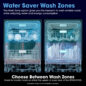 Water Saver Wash Zones
The Wash Zone option gives you the freedom to wash smaller loads while reducing 
water and energy consumption.
Choose Between Wash Zones
Great for smaller loads on either the upper or lower rack of the SDW6747GS.
Simulated image for demonstrative purposes.